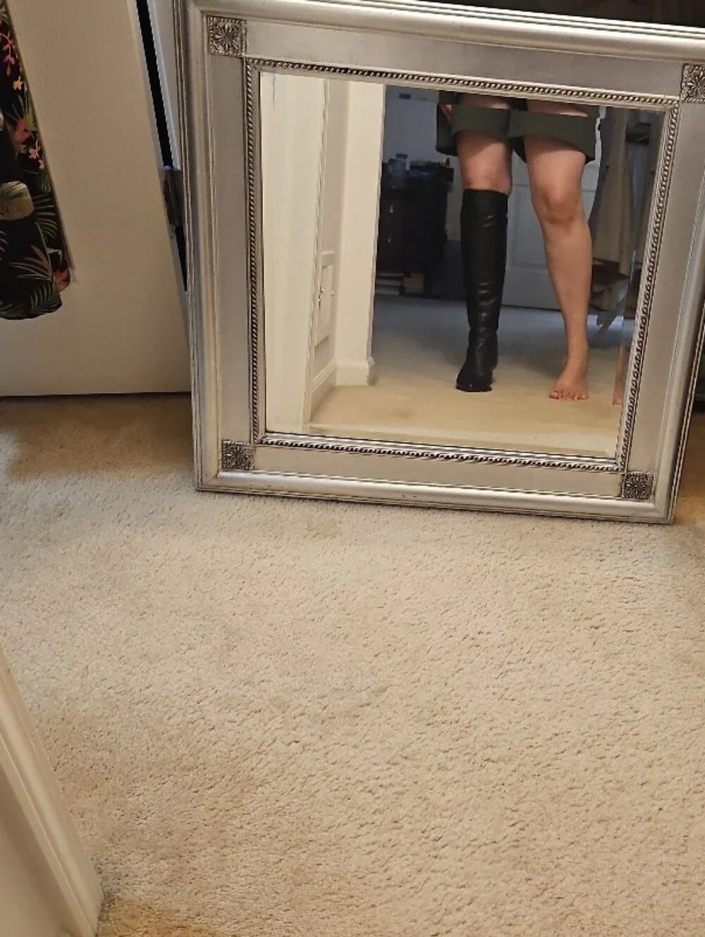 Alexander Wang Black Over-the-Knee Leather Boots Iconic Wedge Heel. Incredible!